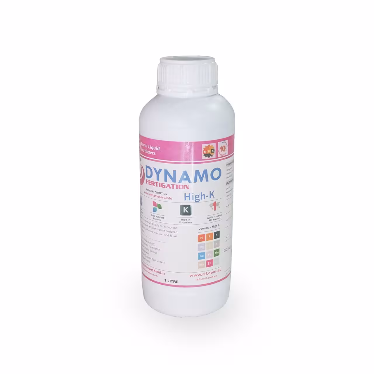 کود کامل NPK داینامو استرالیایی 8.23.30 یک لیتری با فسفر و پتاس بالا