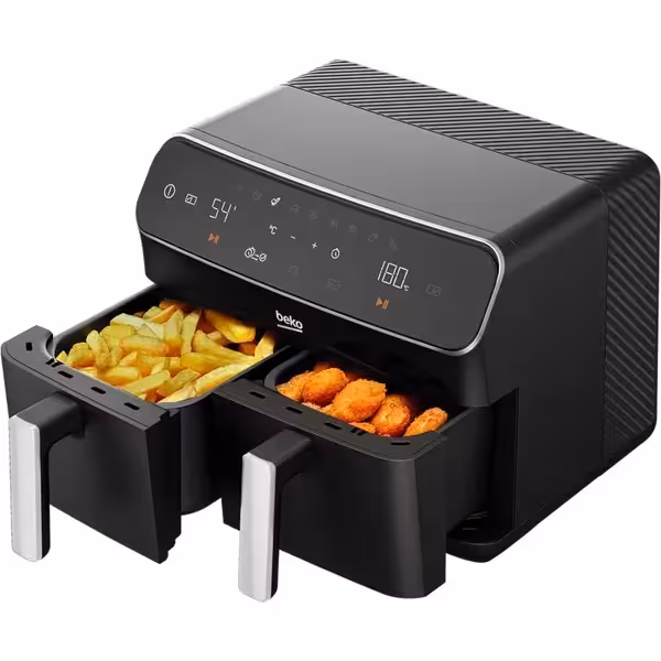 سرخکن دوقلو بکو مدل 5388 | پخت همزمان دو غذا با گردش هوای داغ