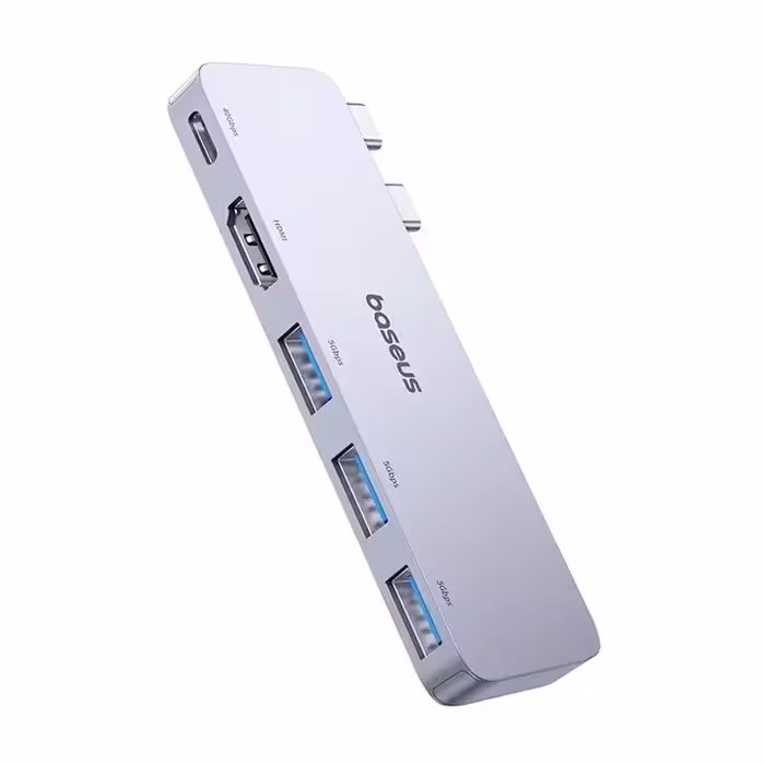 هاب 5 پورت USB-C باسئوس مدل BS-OH180