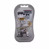 خود تراش مردانه 5 تیغ فلکس بیک بسته 2 عددی BIC FLEX 5
