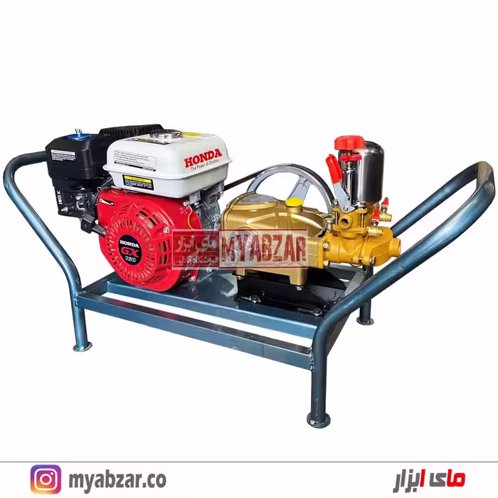 سمپاش موتوری هوندا تایلندی GX160 و پمپ یاماها