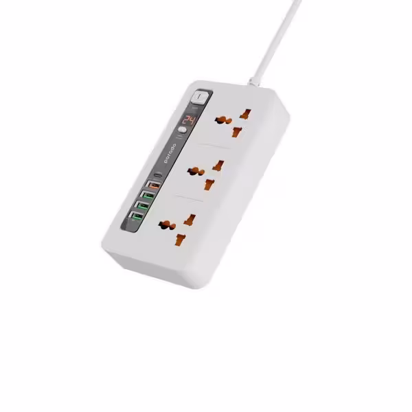 آداپتور پاورپلاگ 8تایی پرودو مدل PORODO PD-FWCH013