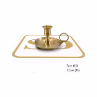 شمعدان انگشتی برنجی جفتی 43288