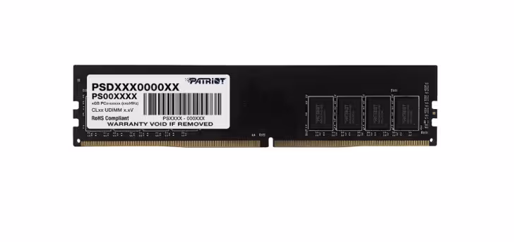 رم دسکتاپ DDR4 تک کاناله 3200 مگاهرتز CL22 پاتریوت مدل Signature Line ظرفیت 8 گیگابایت