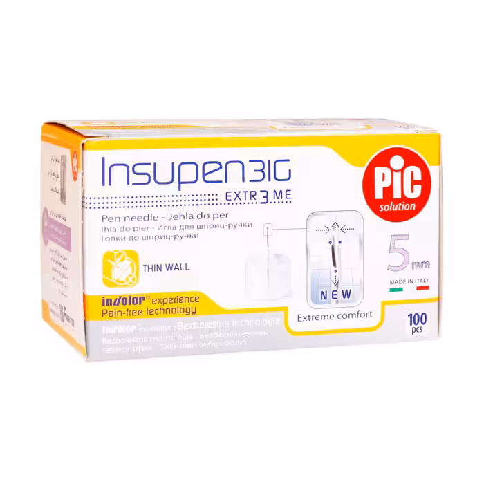 سرسوزن قلم انسولین 5 میلی متری پیک سلوشن