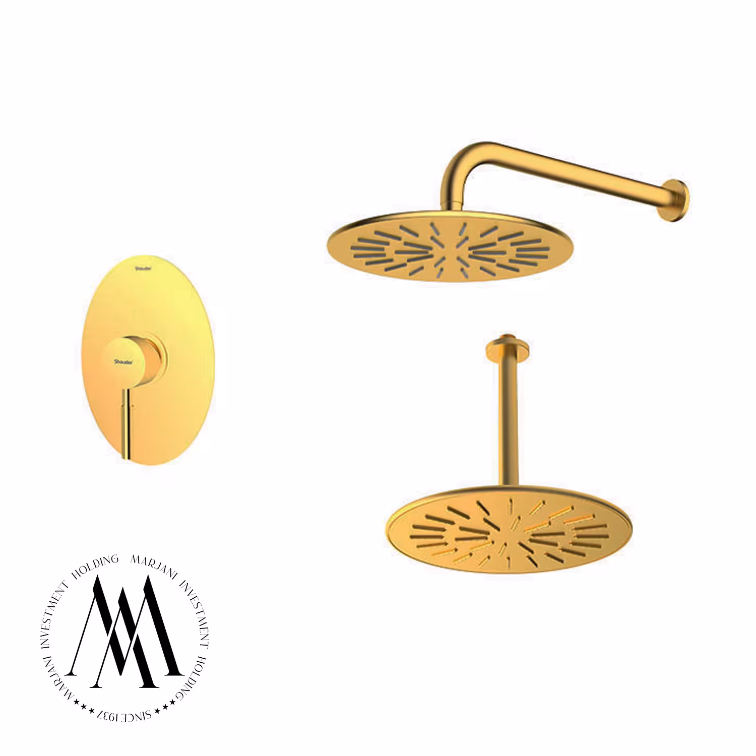 شیر حمام توکار شودر مدل روگن تیپ 1 (طلامات)