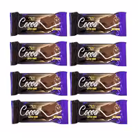 کیک لایه ای با روکش کاکائو و کرم شیری نظری 50 گرمی بسته 36 عددی