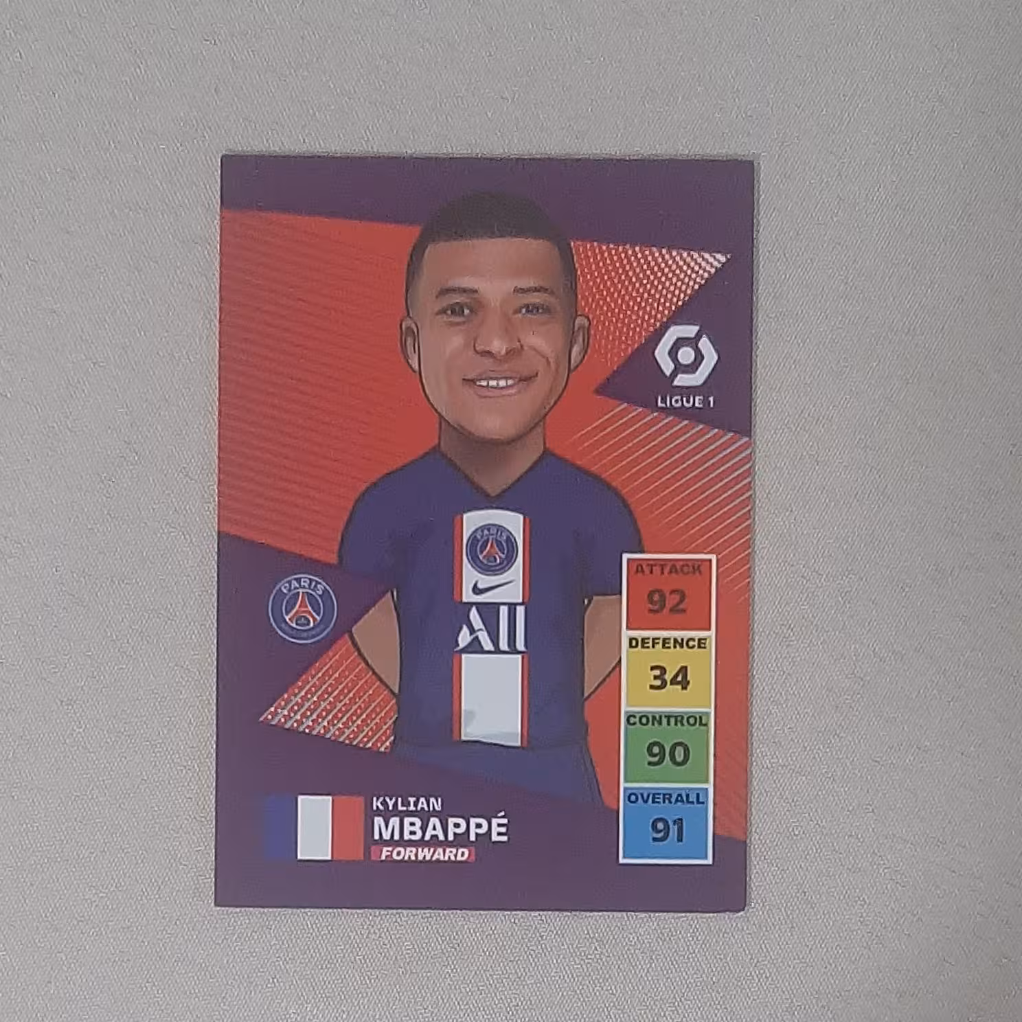 کارت فوتبالی کمیدی MBAPPE