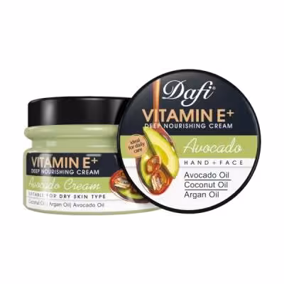 کرم کاسه ای آووکادو حاوی ویتامین E دافی
