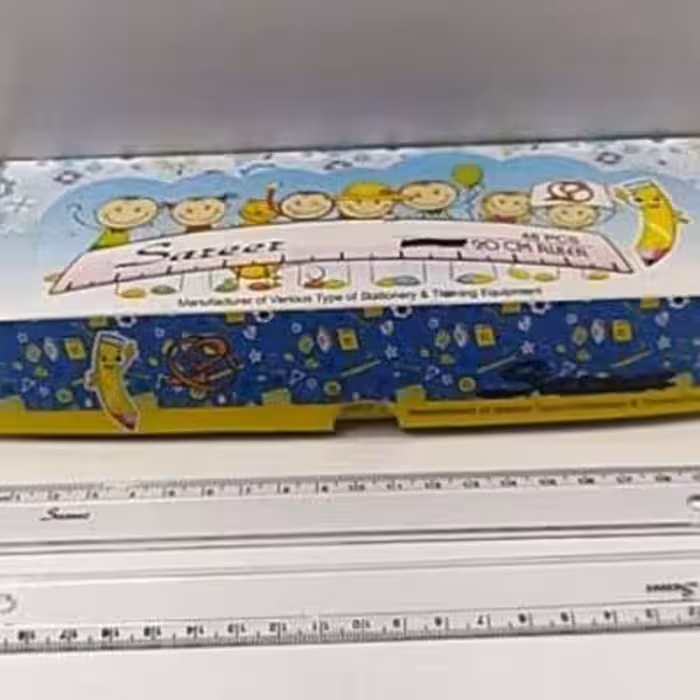 خط کش 20 سانت کریستال