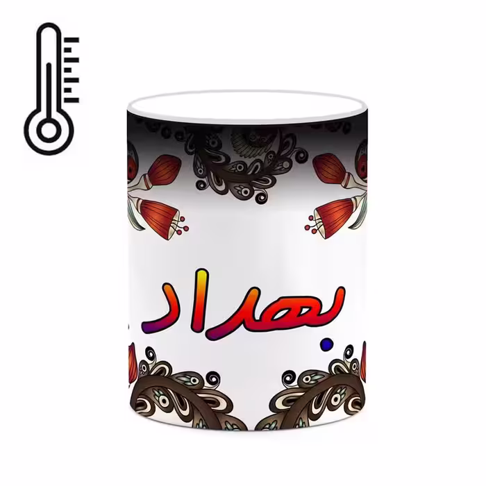 خرید ماگ-لیوان حرارتی   اسم بهداد  سنتی گل و بته کد mgh44223