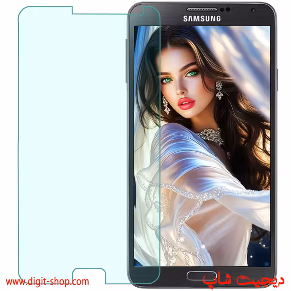 محافظ صفحه نمایش گلس نوت 3 سامسونگ Note 3 تیری ضد ضربه مقاوم تمام صفحه