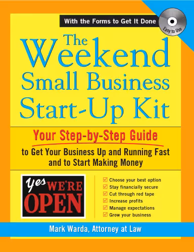 خرید و دانلود نسخه کامل کتاب The Weekend Small Business Start-Up Kit