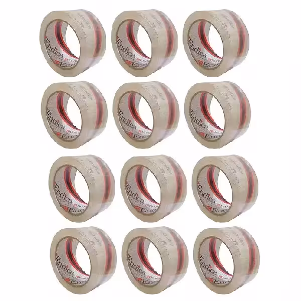 چسب 5 سانتی بی صدا اندیکا Endica بسته 12 عددی