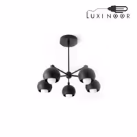 لوستر مدرن اویز مولکولی پنج شعله آقای نور مدل EA-5