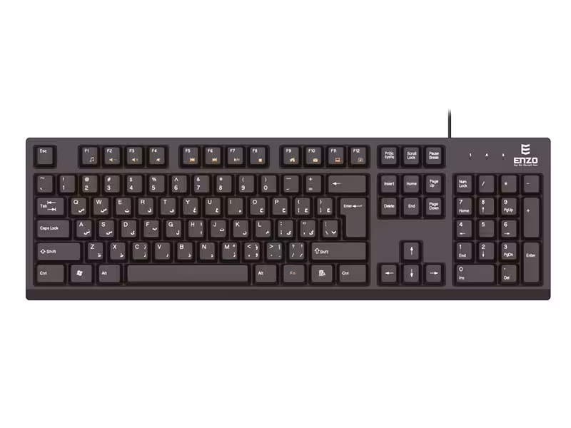 کیبورد سیمی انزو مدل K750