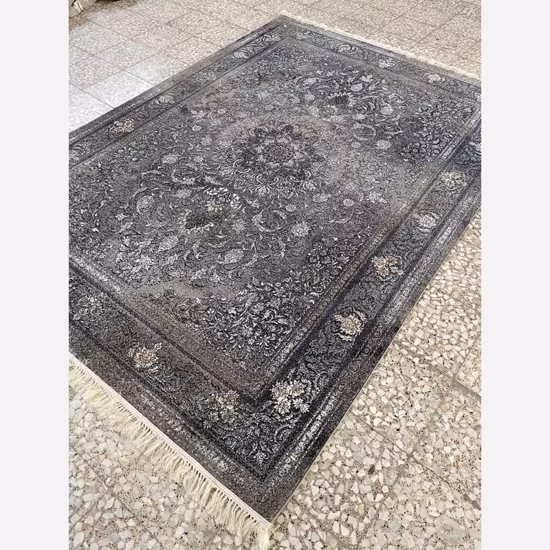 فرش 700شانه ماشینی کاشان12متری طرح وینتیج  طلاکوب(باارسال رایگان)