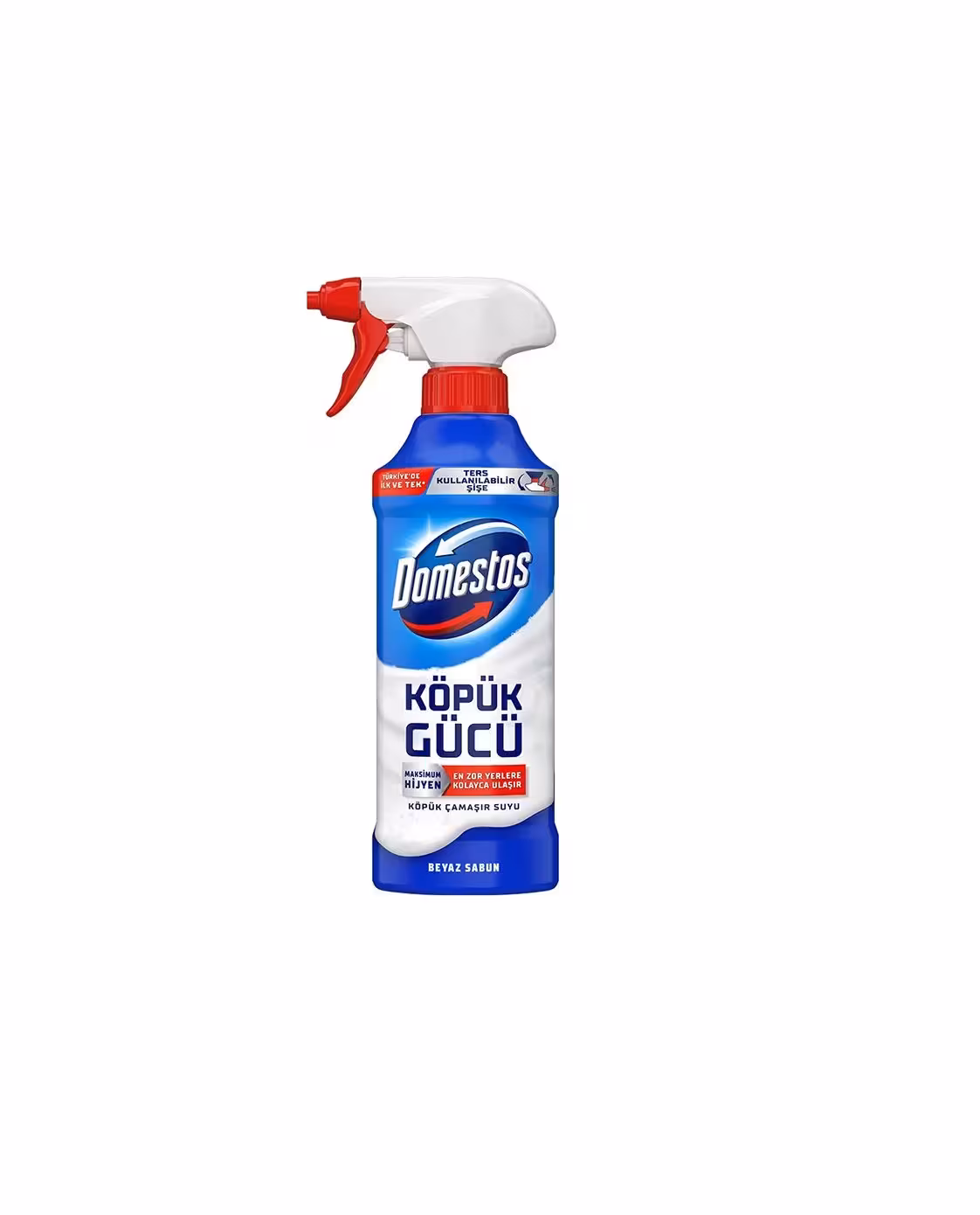 فوم سفید کننده قدرتمند دامستوس DOMESTOS مدل KOPUK GUCU با رایحه صابون سفید حجم 450 میل