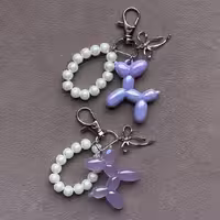 جاکلیدی و آویز پفکی سگ بادکنکی کد 04