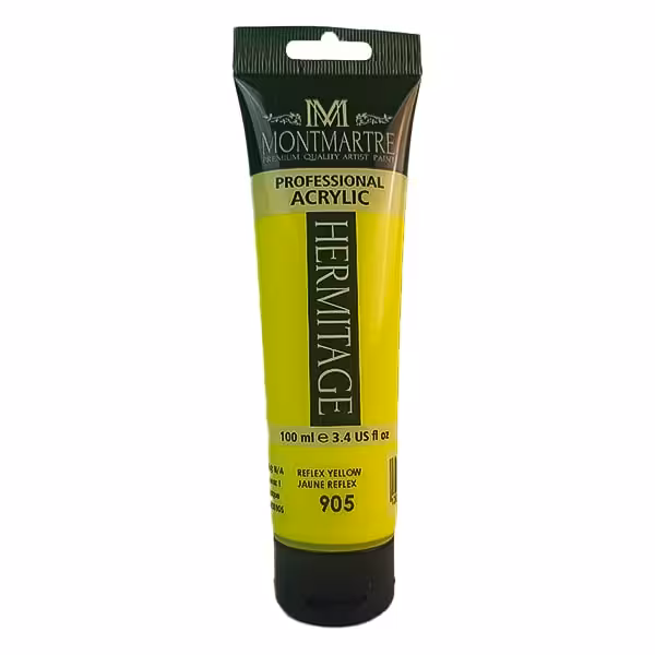رنگ اکریلیک مونمارت Reflex Yellow کد 905