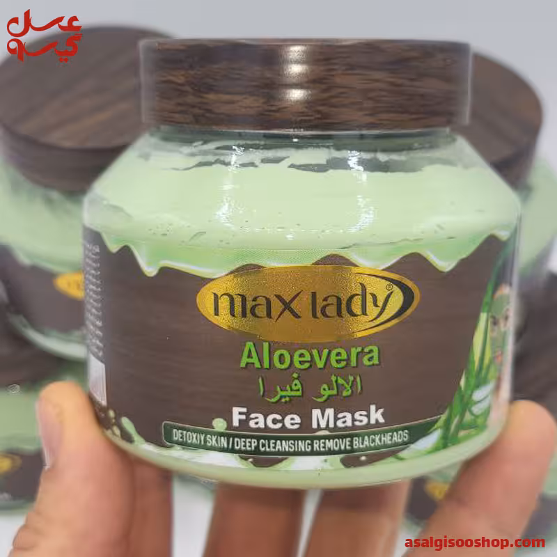 ماسک گچی آلوئه ورا مکس لیدی درب چوبی 300 میل |کد 2540