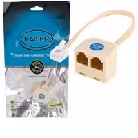 تبدیل 1به2  تلفن کابل دار Kaiser