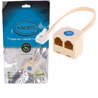 تبدیل 1به2  تلفن کابل دار Kaiser