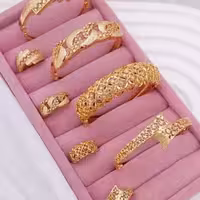 ست دستبند و انگشتر جدید هزینه ارسال رایگان