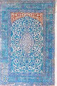 عکس با کیفیت کاشی کاری محراب | گرافیک با طعم تربچه