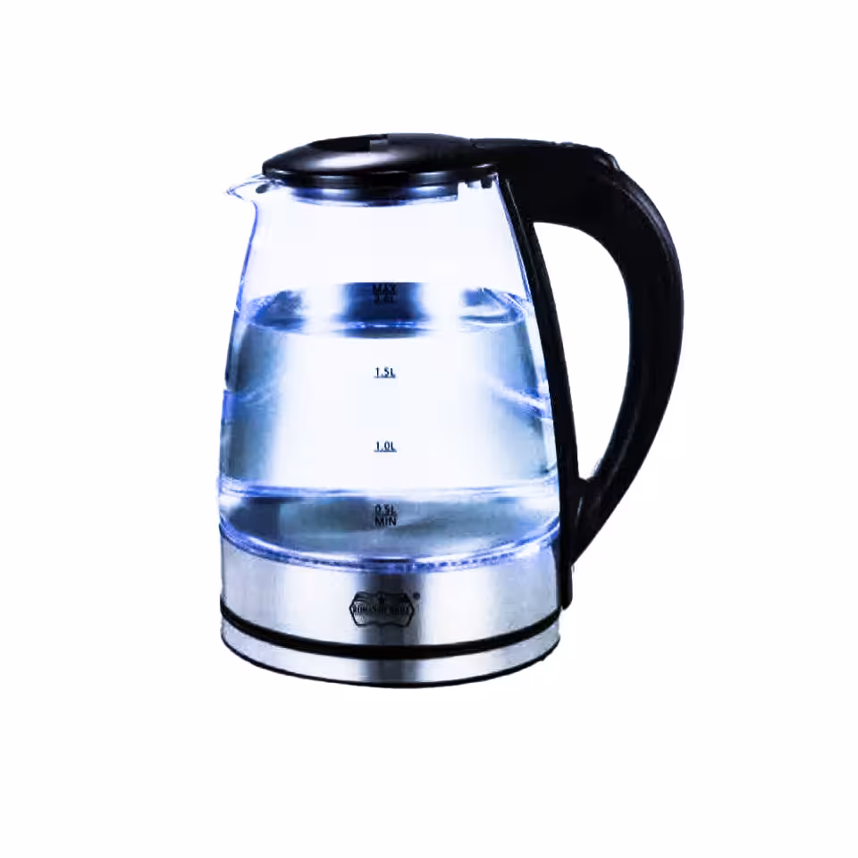 کتری برقی شیشه ای رمانتیک هوم KT-30A