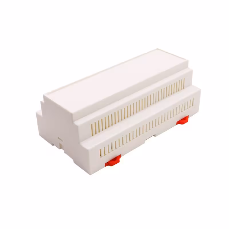 جعبه ریلی Rail Box سفید وارداتی سایز 159x88x59mm