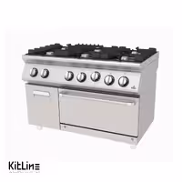 اجاق گاز 6 شعله فر دار آتالای (Atalay) مدل AGK-873