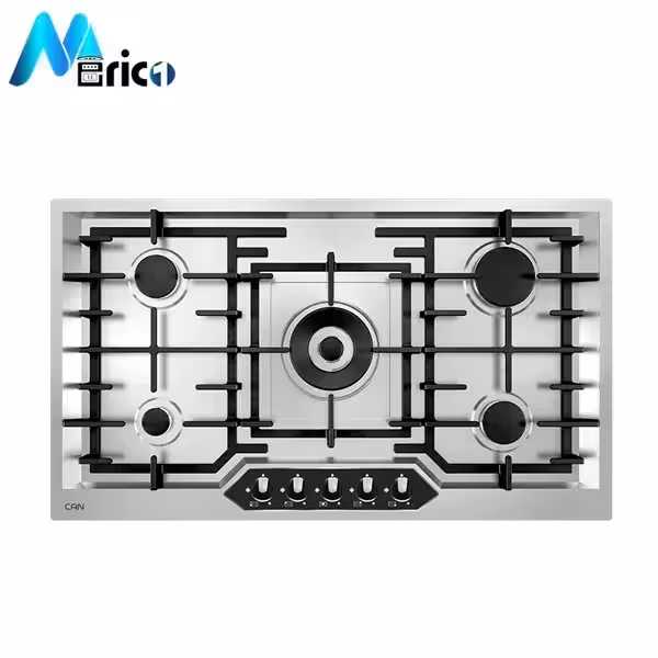 گاز رومیزی کن کد 530M پنج شعله استیل