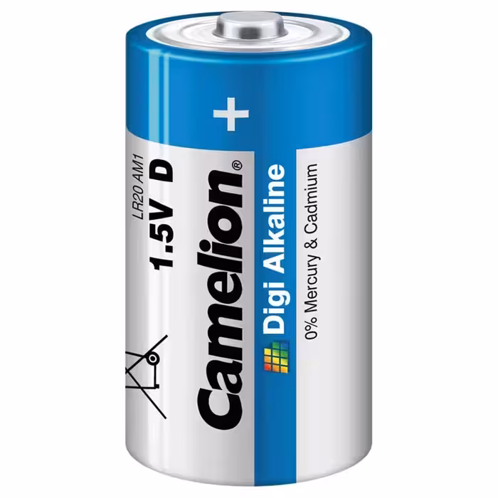 باتری دوتایی بزرگ Camelion Digi Alkaline 1.5V D