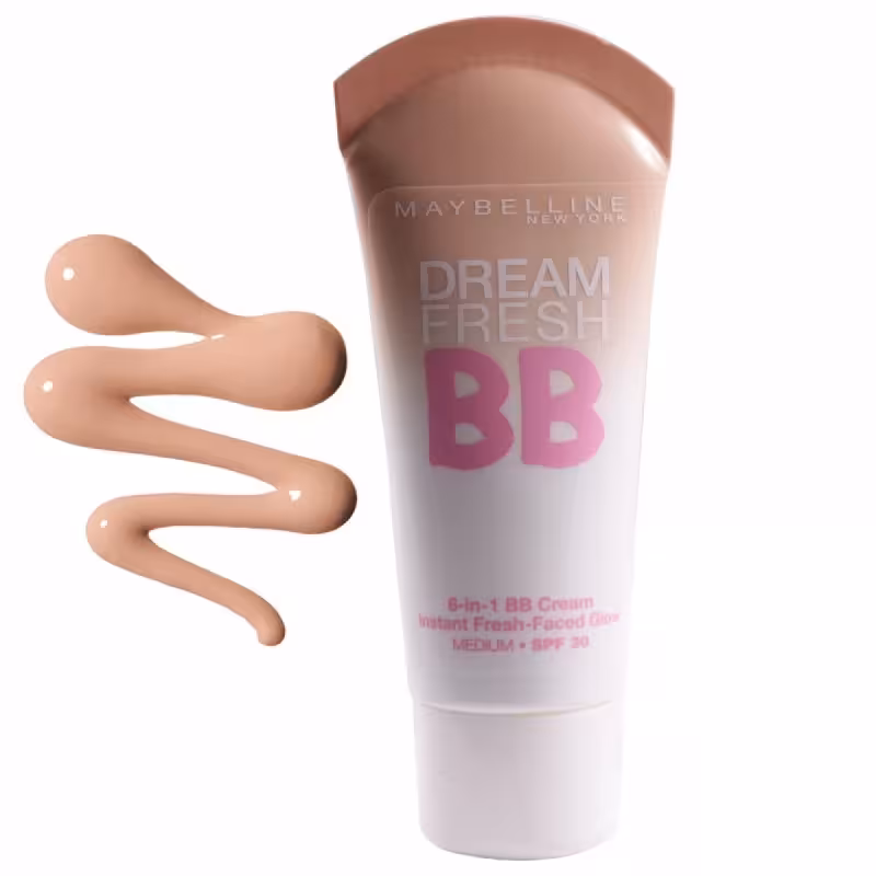 کرم آرایشی بی بی میبلین Maybelline مدل دریم فرش رنگ متوسط