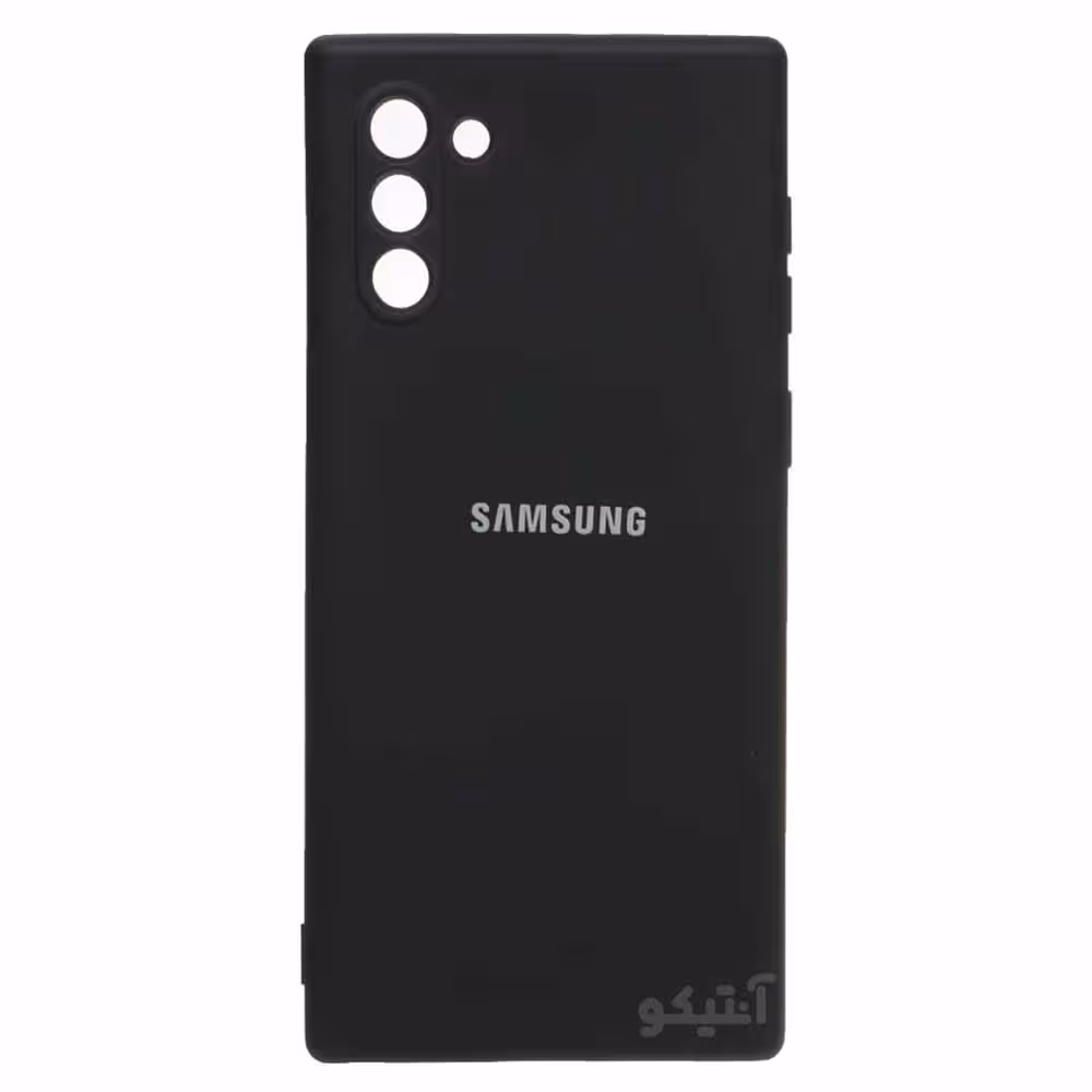 قاب سیلیکونی محافظ لنزدار High copy مناسب برای Samsung Note10-مشکی