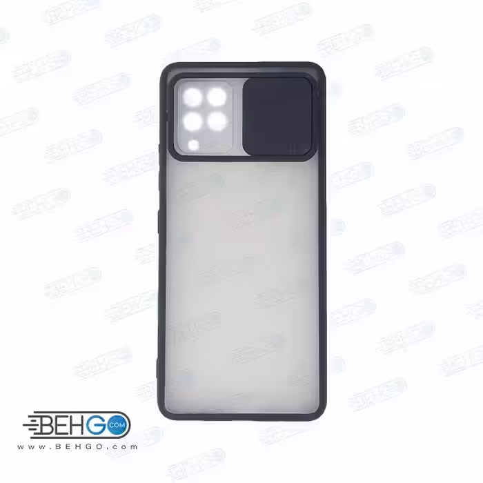 قاب  A42 کاور پشت مات محافظ لنزدار کشویی گارد A42 با محافظ لنز دوربین گوشی سامسونگ Lens Slider Case For Samsung A42