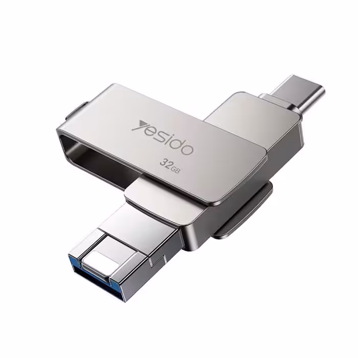 مبدل  ‌ فلش مموری یسیدو 128 گیگابایت YESIDO FL12 128GB Flash Drive