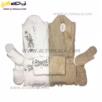 سرویس حوله عروس و داماد 10تکه گلدوزی DURUL