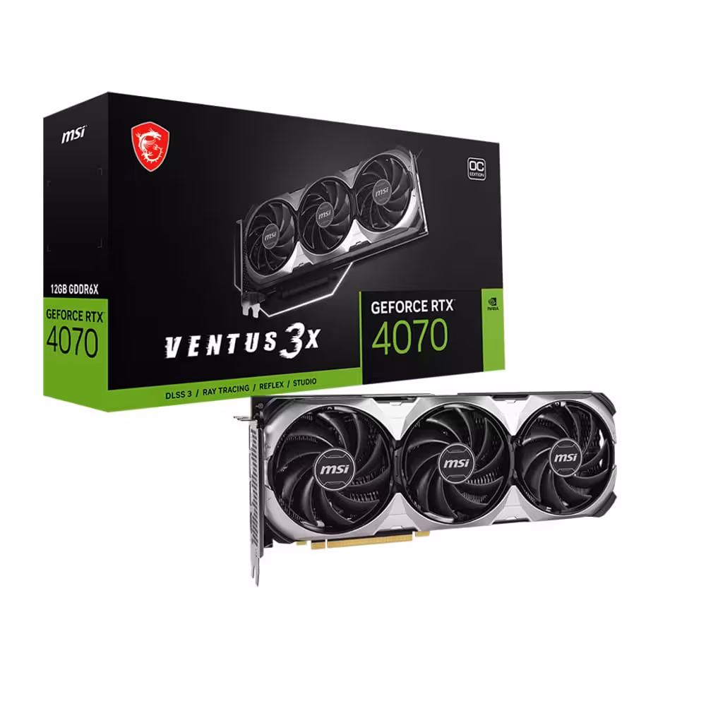 کارت گرافیک ام اس آی MSI RTX 4070 VENTUS 3X E OC 12GB