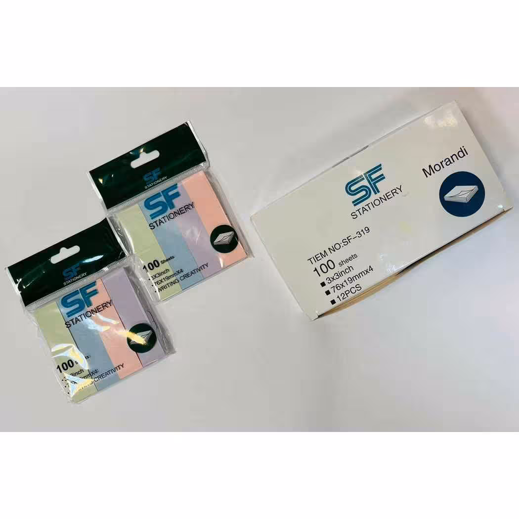 پست ایت100برگ76*19الوان موراندی 4تکه اس اف کدSF-319