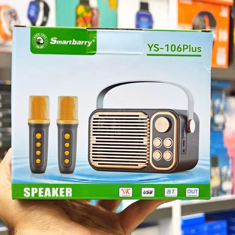 اسپیکر دو میکروفونه Smartbarry مدل YS-106PLUS