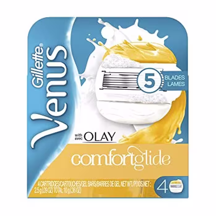 یدک ونوس اولای  ‏4 عددی ژیلت 5 لبه مدلGillette Venus And Olay
