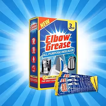 جرمگیر و رسوب گیر لوازم خانگی البو گریس Elbow grease اروپایی پک 3 عددی