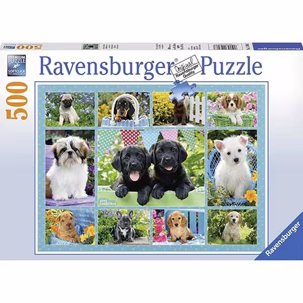 پازل 500 قطعه Ravensburger طرح پاپی‌های دوست‌داشتنی