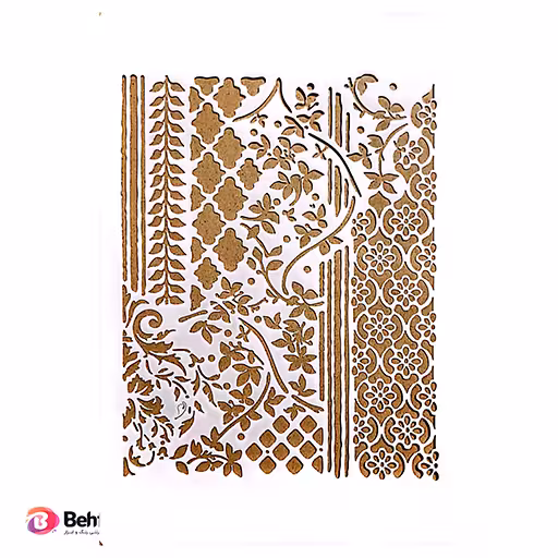 شابلون استنسیل کد 091  ابعاد 30*20