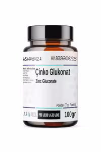 پودر روی گلوکونات (تقویت سیستم ایمنی و سلامت پوست) Aromel حجم 100 gr