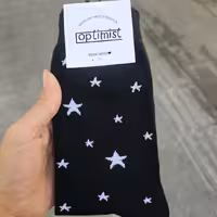 جوراب فانتزی طرح ستاره کد 34