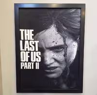 قاب عکس گیمینگ طرح last of us مخملی - فروشگاه تخصصی پلی استیشن