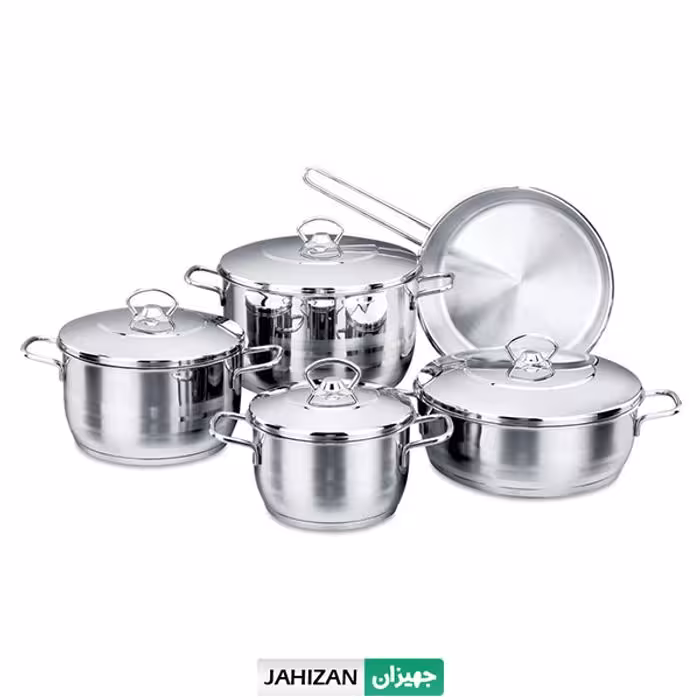 سرویس قابلمه استیل کرکماز 9پارچه مدل آسترا کد A1900